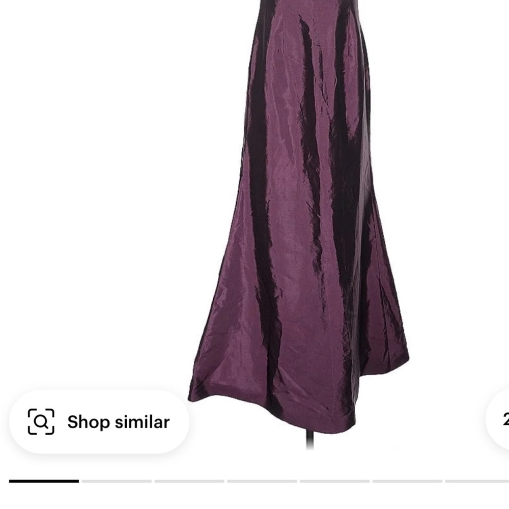 Chic Asymmetrical Purple Dress
